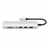 Slim USB-C MultiPort med Ethernet Silver