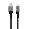 Ultra USB-A till USB-C kabel 3A/480Mbps 3 meter Rymdgrå