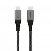 Ultra USB-C till USB-C kabel 5A/480Mbps 1.5 meter Rymdgrå