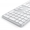 Trådlöst tangentbord för upp till 3 enheter Nordisk Layout Silver
