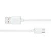 USB-A till USB-C Kabel Basic 60W 2m Vit