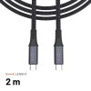 USB-C Mediakabel USB4 gen 2 240W 1.2m