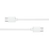 USB-C till USB-C Kabel Basic 60W 2m Vit