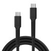 USB-C till USB-C Kabel Longlife 100W 1m Svart