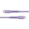 USB-C till USB-C Kabel Longlife 100W 2m Lila
