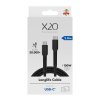 USB-C till USB-C Kabel Longlife 100W 2m Svart