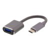 USB-C 3.1 Gen 1 till USB-A OTG Adapter Rymdgrå