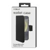 Samsung Galaxy S25 Fodral Wally Wallet Case Svart