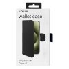 iPhone 17 Fodral Wally Wallet Case Svart