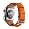 Watch 42/44/45mm/Apple Watch Ultra Armband med Textur Ljusbrun