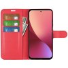 Xiaomi 12/12X Fodral Litchi Röd