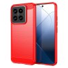 Xiaomi 14 Skal Borstad Kolfibertextur Röd
