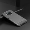 Xiaomi Mi 10T Lite Skal Borstad Kolfibertextur Grå