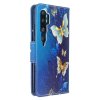 Xiaomi Mi Note 10/Mi Note 10 Pro Fodral Motiv Blåa Fjärilar på Blått