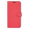 Xiaomi Redmi 10C Fodral Litchi Röd