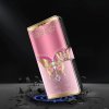 Xiaomi Redmi 12C Fodral Motiv Fjäril Rosa och Guld