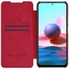 Xiaomi Redmi Note 10 5G Fodral Qin Series Röd