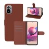 Xiaomi Redmi Note 10 5G Fodral med Stativ Brun