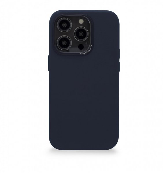 iPhone 14 Pro Skal Leather Backcover Navy
