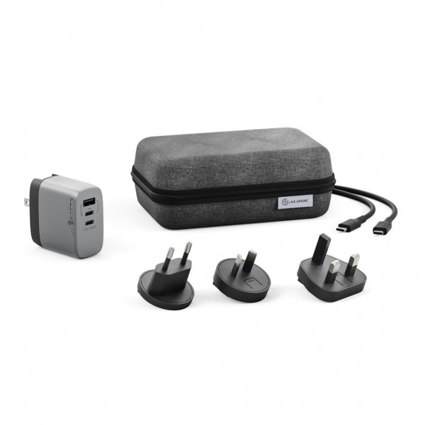 Laddare Rapid Power 67W Multi-Country Travel GaN Charger