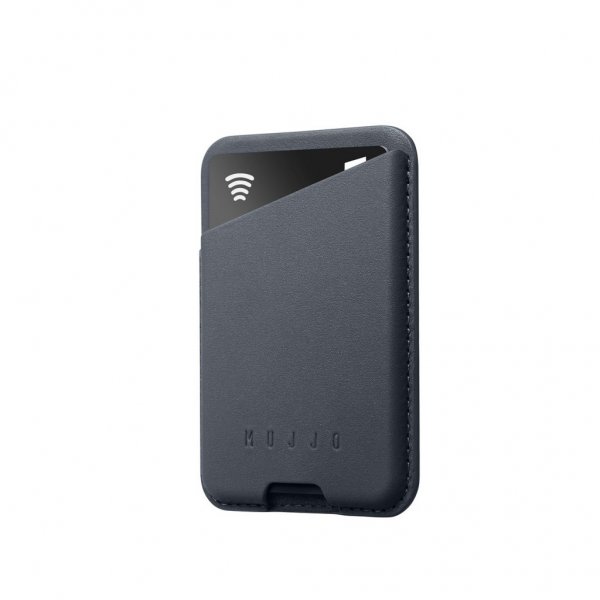 MagSafe Korthållare Full Leather Magnetic Wallet Basalt