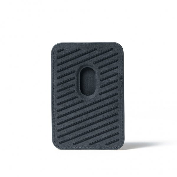 MagSafe Korthållare Full Leather Magnetic Wallet Basalt