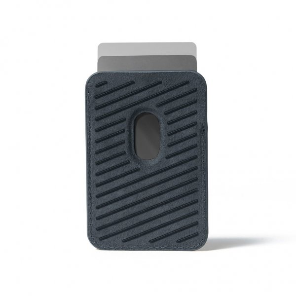MagSafe Korthållare Full Leather Magnetic Wallet Basalt