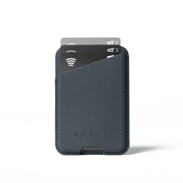 MagSafe Korthållare Full Leather Magnetic Wallet Basalt