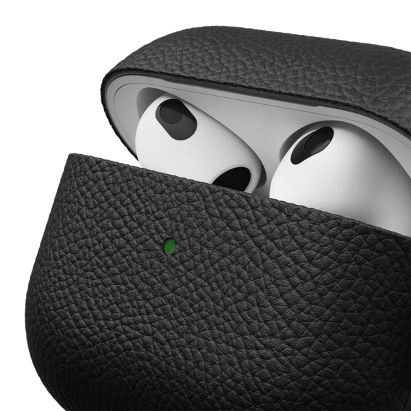 PodSkinz Artisan Series Airpods 3 Skal Äkta Läder Svart