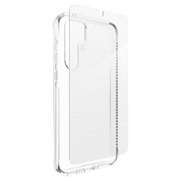 Samsung Galaxy A35 Skal och Skärmskydd Luxe & Glass 360 Protect Bundle