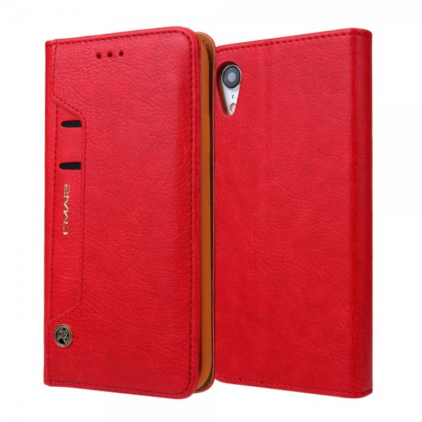 iPhone Xr Plånboksfodral med Korthållare Röd