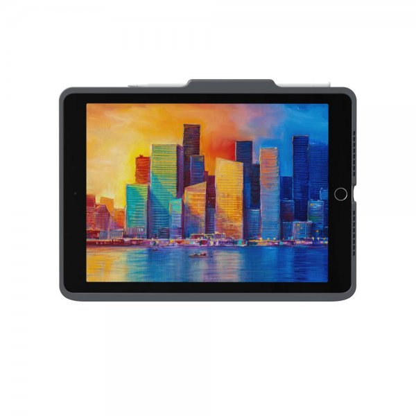 iPad 10.2 Fodral med tangentbord Pro Keys with Trackpad Nordic Svart Grå