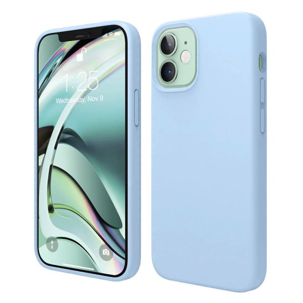 iPhone 12/iPhone 12 Pro Skal Silikon MagSafe Blå