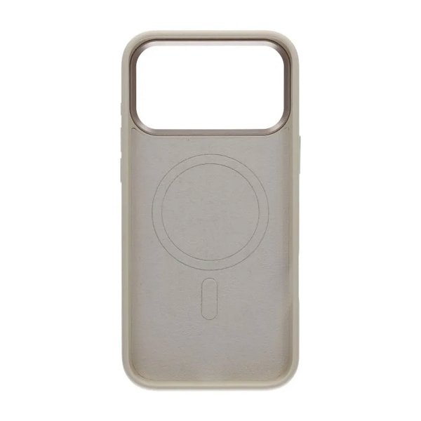 iPhone 17 Pro Max Skal Silikon MagSafe Beige