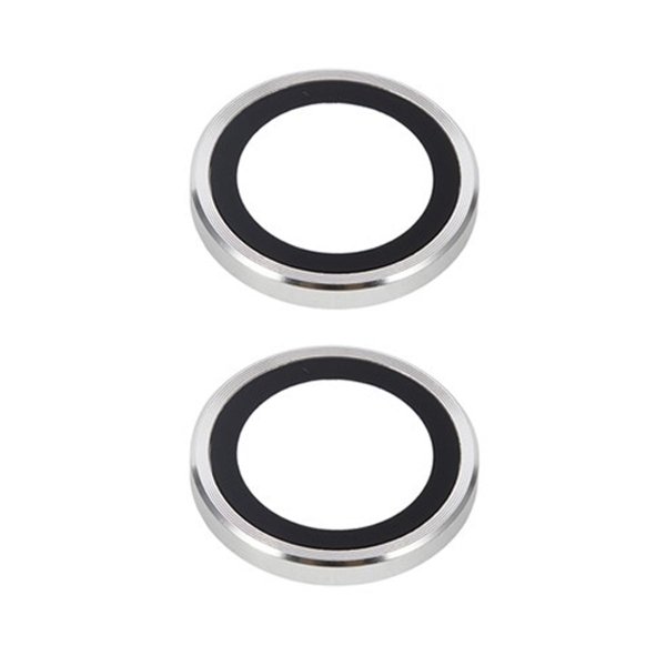 iPhone 17 Kameraskydd i Härdat Glas Silver