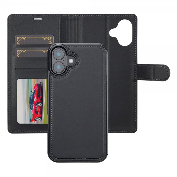 iPhone 17 Fodral med avtagbart MagSafe-skal Raven Black