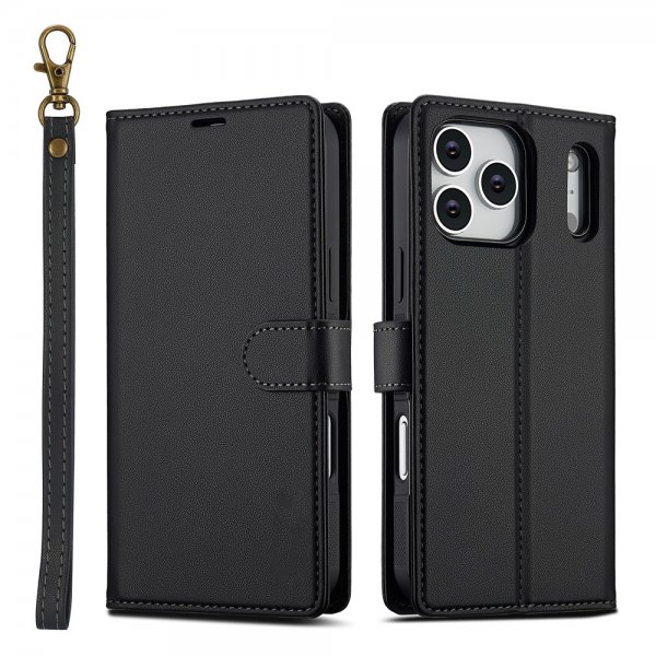 iPhone 17 Pro Max Fodral med avtagbart MagSafe-skal Raven Black