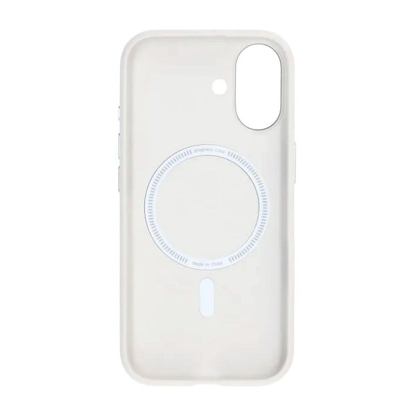 iPhone 17 Skal Konstläder MagSafe Vit