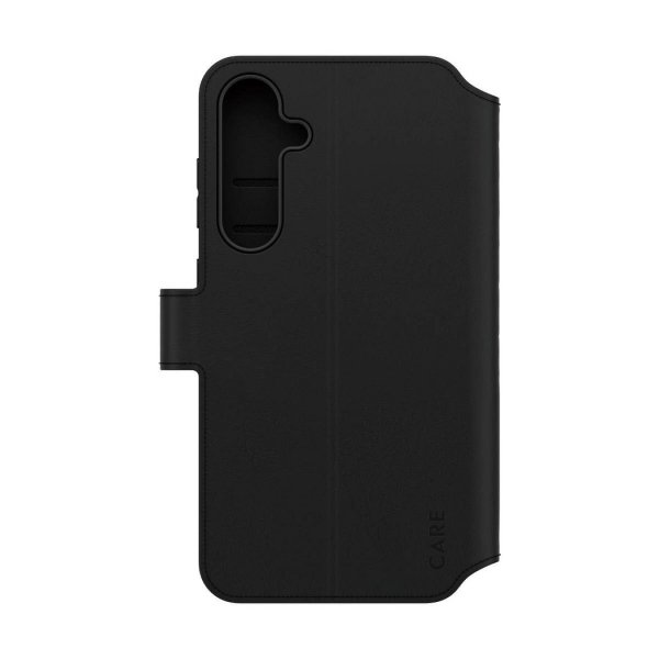 Samsung Galaxy S24 FE Fodral Wallet Kickstand Svart