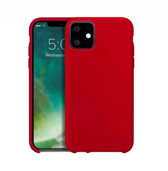 iPhone 11 Skal Silicone Merlot Red
