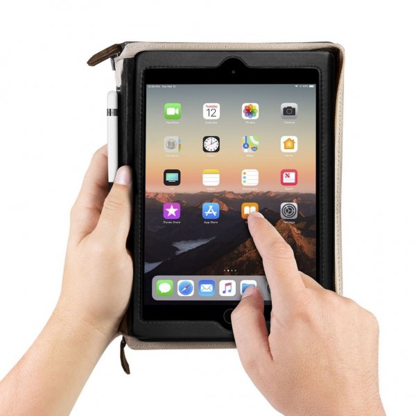 iPad Mini 2019 (gen 5) Fodral BookBook Brun