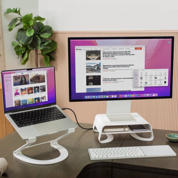 Curve Riser Matte White