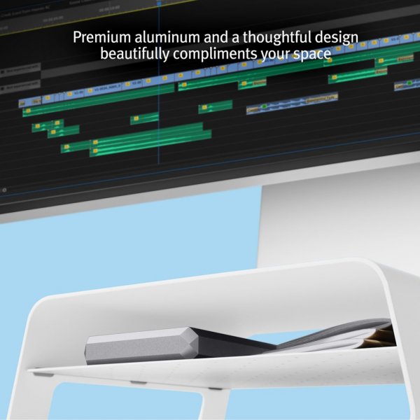 Curve Riser Matte White