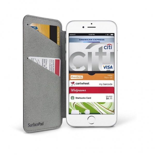 iPhone 7/8/SE Fodral SurfacePad Svart