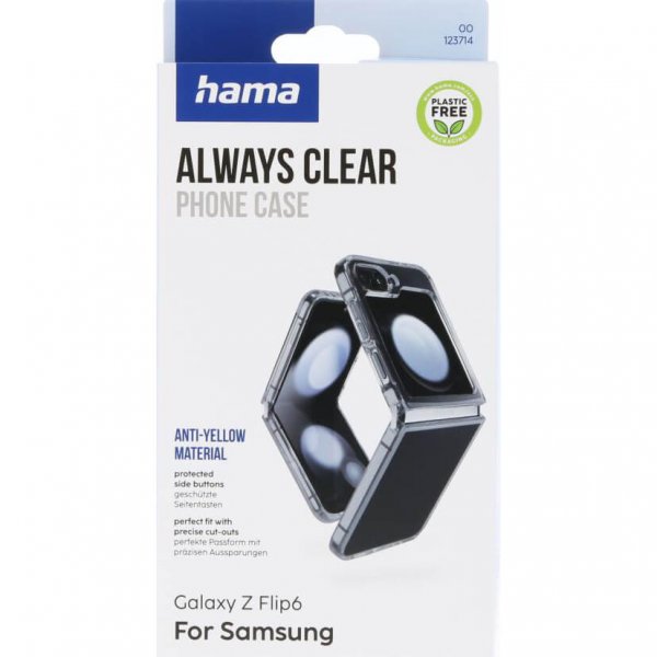 Samsung Galaxy Z Flip 6/Flip 7 FE Skal Always Clear Transparent