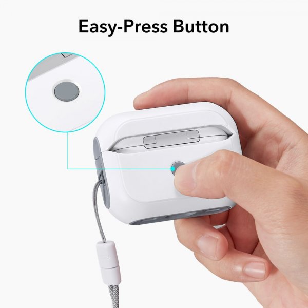 AirPods Pro/AirPods Pro 2 Skal Orbit Hybrid HaloLock Vit