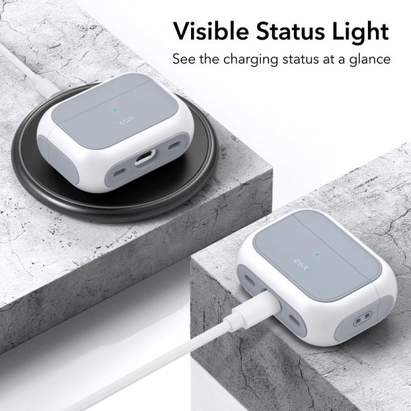 AirPods Pro/AirPods Pro 2 Skal Orbit Hybrid HaloLock Vit