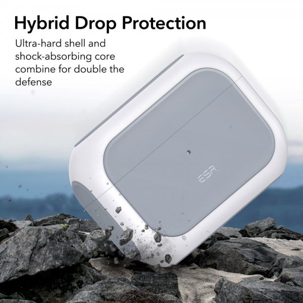 AirPods Pro/AirPods Pro 2 Skal Orbit Hybrid HaloLock Vit