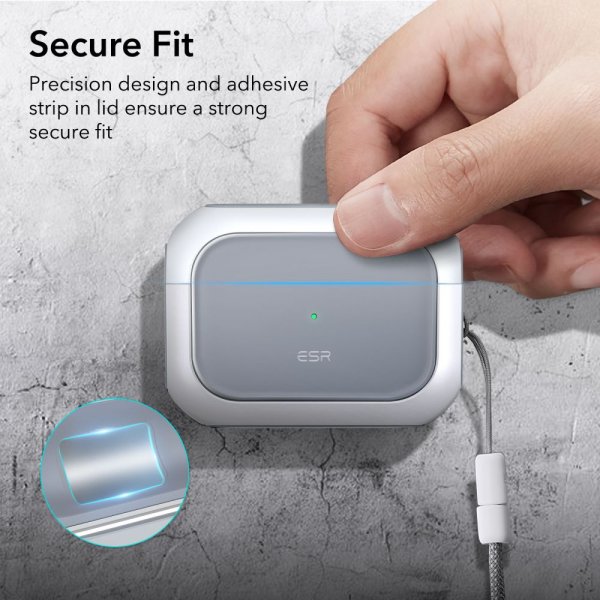 AirPods Pro/AirPods Pro 2 Skal Orbit Hybrid HaloLock Vit