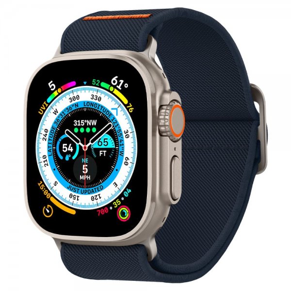 Apple Watch 44/45/46mm/Watch Ultra 49mm Armband Lite Fit Ultra Navy